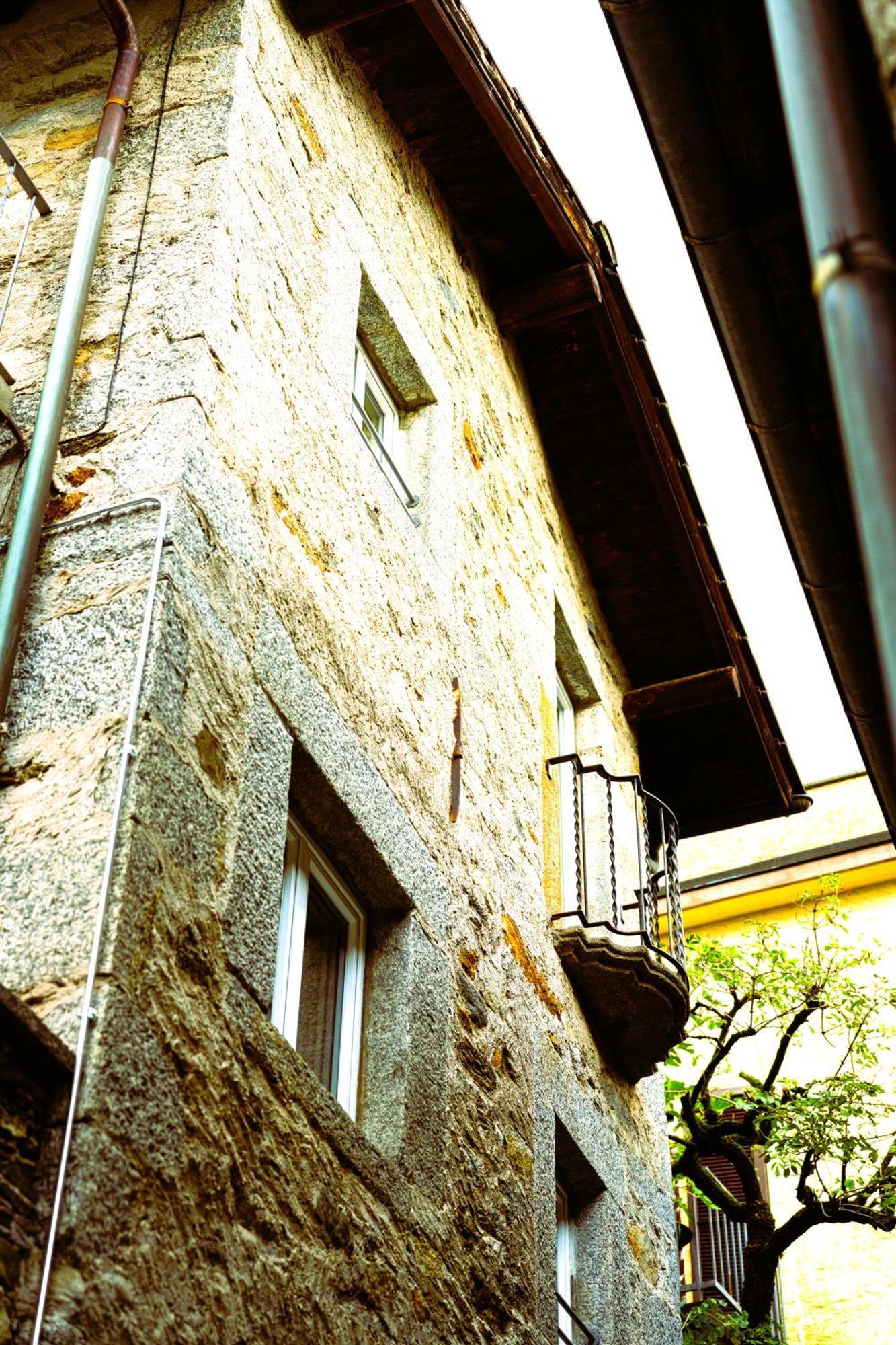 Villa Rustico In Pietra Brissago Esterno foto